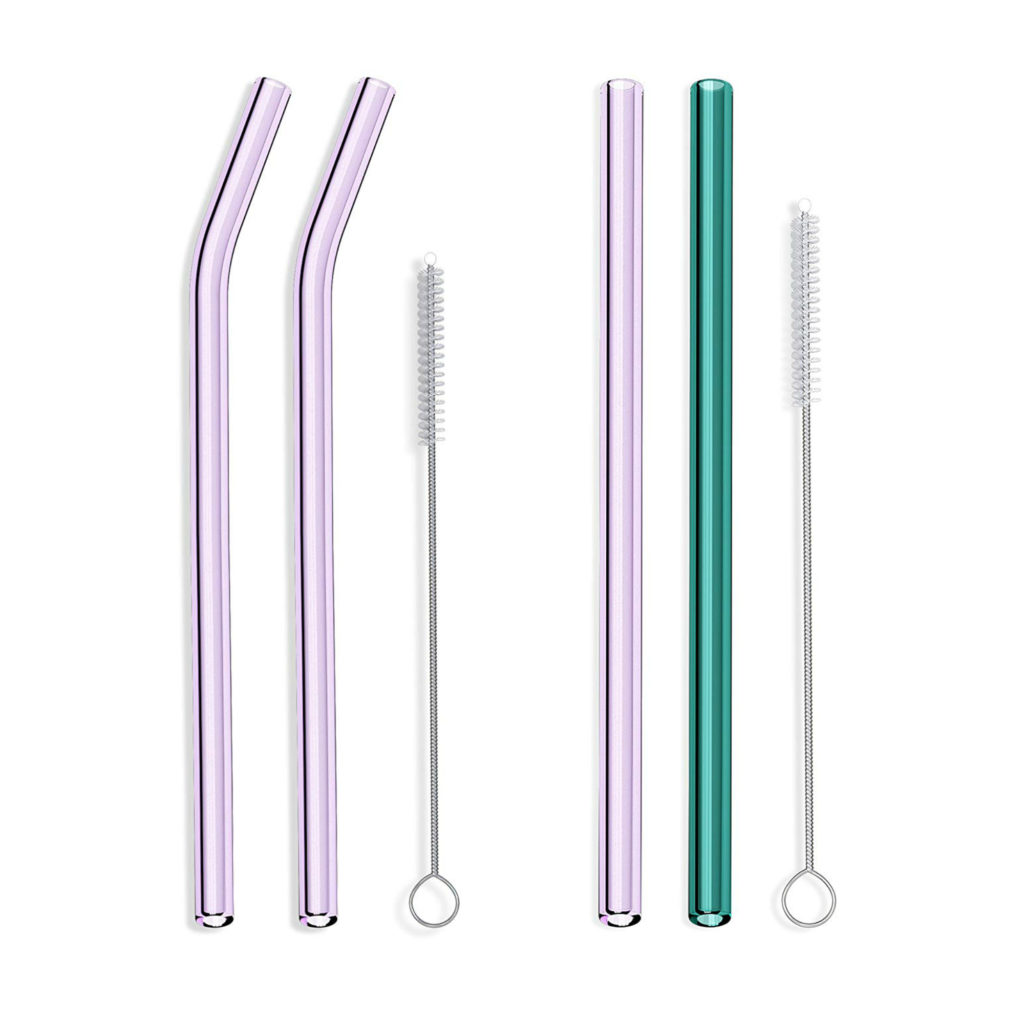 8 Alternatives To Single Use Plastic Straws - Glass Straws