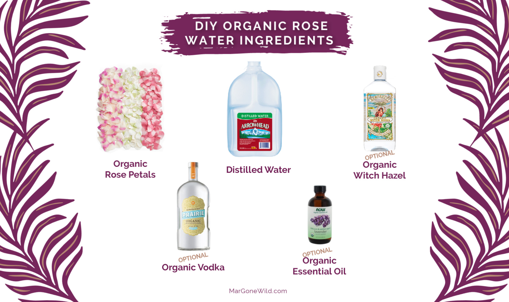 DIY rose water mist and toner ingredients - MarGoneWild.com copy